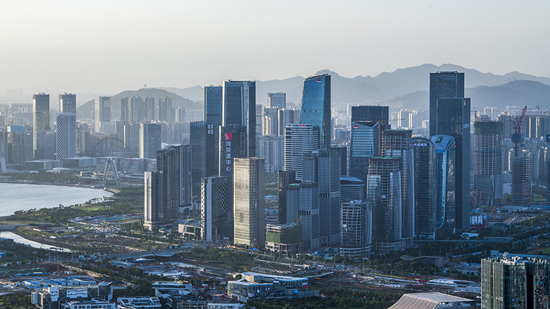 圖為深圳前海城市風(fēng)光。