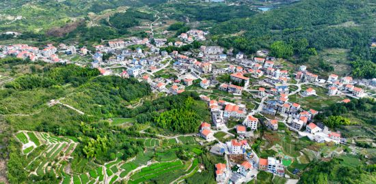 軍營(yíng)村俯瞰。人民網(wǎng)記者 陳博 攝